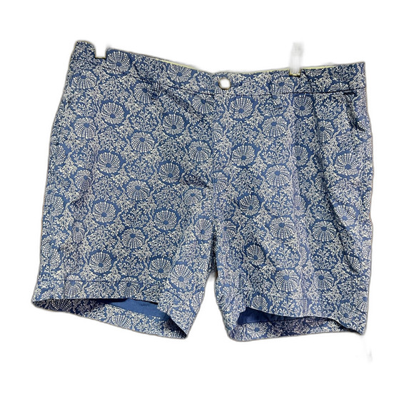 Old Navy Blue Patterned Cotton Shorts Size 10 - Picture 2 of 9